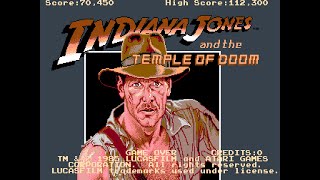 Indiana Jones and the Temple Of Doom Arcade  Gameplay [upl. by Asirralc706]