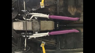 1968 Charger Header Mufflers Purple Hornies from Flowtech Cheap and Easy Mod [upl. by Dickie423]