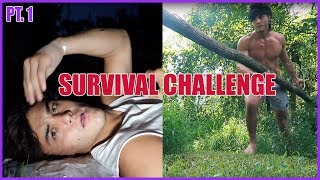 48 HOUR SURVIVAL CHALLENGE PART 1 [upl. by Ynetruoc]