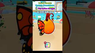 HUGE BUTTERFLY EGGS WHAT WILL I GET PS99 hugepet psx eggopening petsim99 petsim roblox ps99 [upl. by Abdu386]