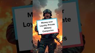 Money over Loyalty Private Military Companies [upl. by Giulia]