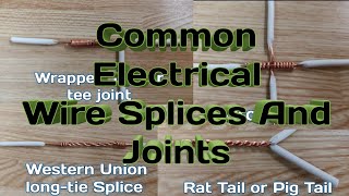 Common Electrical Wire Splices and JointsVideo TutorialTagalog [upl. by Enelahs]