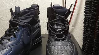 Nike Air Force 1 High Winter GORETEX black [upl. by Litman358]