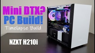 Ryzen 3800X Mini ITX PC Build NZXT H210i [upl. by Enotna153]