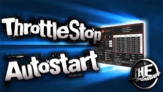 How to Autostart ThrottleStop with Windows 10 or Windows 11 [upl. by Audun669]