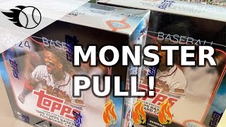 2024 Topps Series 1 Monster Boxes Big Elly Parallels [upl. by Tioneb]