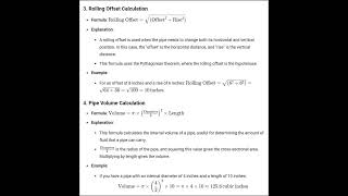 Pipe Fitter Important Formula ‼️ [upl. by Nahsaj54]