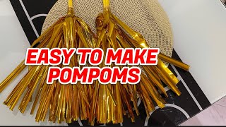 How to make PomPoms DIY Easy to do Pompoms [upl. by Marsiella]