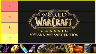 Classic WoW 20th The Only Profession Tier List You Will Ever Need [upl. by Yraht609]