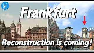 Frankfurt  Reconstruction is coming 🇩🇪♥️ 4K [upl. by Odnanreh]