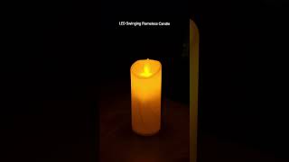 LED Swinging Flameless Candle shorts candle flamelesscandle [upl. by Aicatsal]