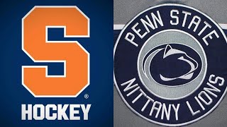 Syracuse 2 Penn State 3 OT Women’s Hockey Goal Highlights Oct 3124 [upl. by Slosberg]