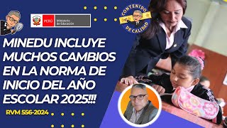 MINEDU INCLUYE MUCHOS CAMBIOS EN LA NORMA DE INICIO DEL AÑO ESCOLAR 2025 [upl. by Able864]