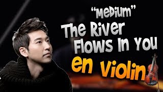 The River Flows In You en ViolínHow to PlayTutorialTabsheet musicComo TocarManukesman [upl. by Caril]