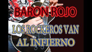 COMO TOCAR LOS ROCKEROS VAN AL INFIERNOBARÓN ROJO [upl. by Jess]