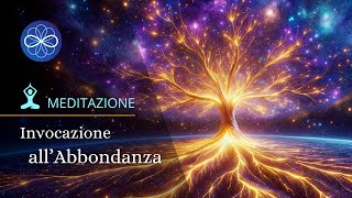 Meditazione guidata abbondanza e legge di attrazione  Invocazione allabbondanza [upl. by Hirasuna758]