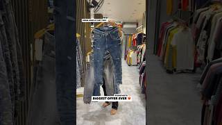 Denim Jeans in Most Affordable Rates🤩 sonibros biggestmanufacturer wholesaler mumbai denim [upl. by Bindman]