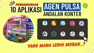 10 APLIKASI AGEN PULSA TERBAIK amp TERMURAH [upl. by Abdul]