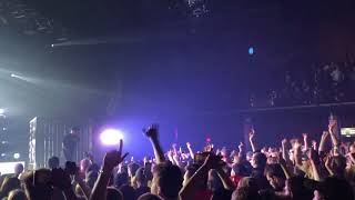 NF No Name live 252018 “encore” performs No Name high fives his fans all along stage [upl. by Trant]