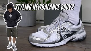 CHEAPER ALTERNATIVE TO ALD NEW BALANCE 860V2  STYLING  ON FEET [upl. by Yzdnil135]