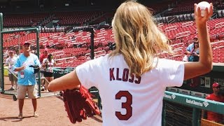 Throwing the First Pitch  Karlie Kloss [upl. by Christi]