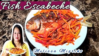 Fish EscabecheHow To Cook Escabeche RecipeEskabetse [upl. by Lowery]