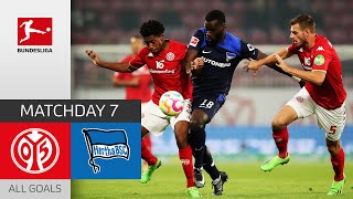 Last minute equalizer  1 FSV Mainz 05  Hertha Berlin 11  All Goals  MD 7 – Bundesliga 2223 [upl. by Laurentium458]