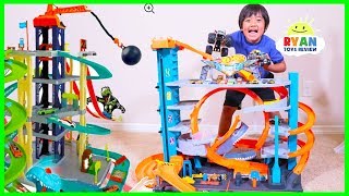 NEW Hot Wheels Ultimate Garage Playset with Shark  Ryans Toy Cars Collections [upl. by Susanetta916]