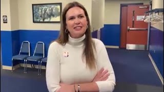 Gov Sarah Huckabee Sanders casts ballot in 2024 primaries [upl. by Christiane591]