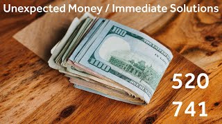 Manifest Unexpected Money  Immediate Solutions  520 741  Grabovoi Numbers [upl. by Lukey]