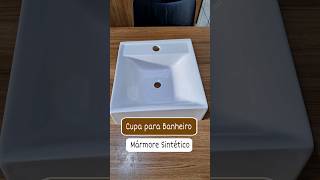 Cuba para Banheiro Mármore Sintético banheiro cuba lavabo [upl. by Yramliw]