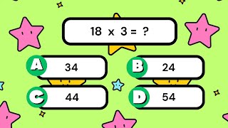 Math Quiz For Grade 2 MultiplicationMultiplication Math Quiz2 Digit by 1 Digit MultiplicationQuiz [upl. by Dodwell]