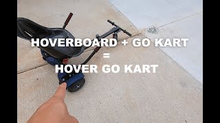 DIY Hoverboard Kart  Hover Kart  Hoverboard Go Kart [upl. by Aiuqram]