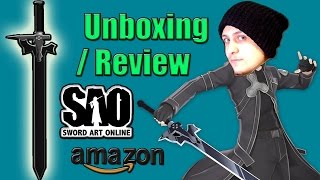 SAO Kiritos Sword Elucidator UnboxingReview [upl. by Akinom520]