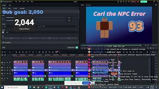 Working on Carl the NPC Error 10 Live Stream [upl. by Enisaj]