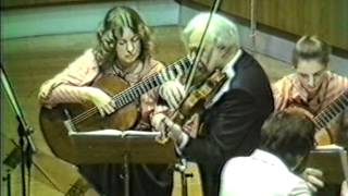 Alexander Labko plays Sarasate quot Zapateadoquot with guitar ensemble [upl. by Ajram]