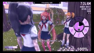 Killing All Rivals  Yandere Simulator  RedbeebreadsYT [upl. by Ojeillib673]