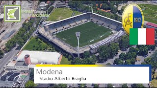 Stadio Alberto Braglia  Modena FC 2018  2019  Google Earth [upl. by Tu]