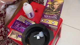 How to prepare Koleston Hair Color [upl. by Oberg610]