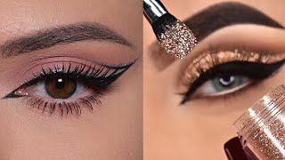 Os Melhores Tutoriais de Maquiagem para os Olhos Eye Makeup  New Years Eve🎉 [upl. by Atisor]