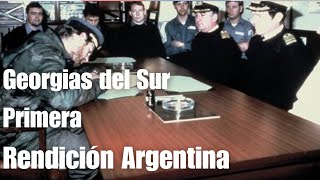 Guerra de Malvinas Georgias del Sur Inicio del conflicto [upl. by Dodie]