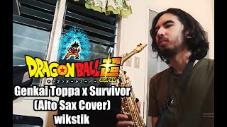 Genkai Toppa x Survivor Alto Sax Cover [upl. by Eirhtug]