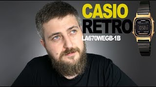 Recenzja DAMSKI ZEGAREK CASIO RETRO LA670WEGB 1B [upl. by Gratianna742]