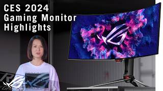 CES 2024 Gaming Monitor Highlights  Worlds First DualMode amp Worlds Fastest OLED Gaming Monitor [upl. by Obmar]