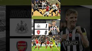 Arsenal trailed Newcastle 01 in the first half shorts breakingnews football [upl. by Dexter977]