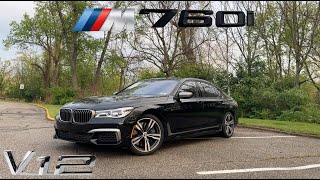 The V12 Luxury Car That BMW Stopped Making  M760i [upl. by Adnawahs]