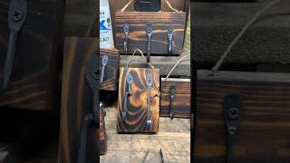 Finding my style 🔥🙃 woodworking blacksmith handmade metalwork art [upl. by Ovatsug]