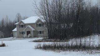 Snow Falling at Apartment in Wasilla Alaska snow storm apartment wasilla alaska snowfall [upl. by Otrebile]