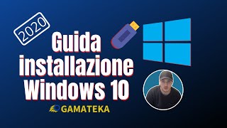 Come Installare Windows 10 Pro da usb tutorial 2020 👍 [upl. by Atoiganap]