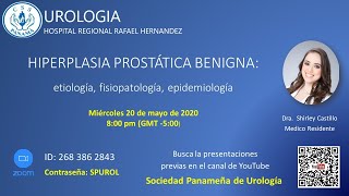 Hiperplasia prostática benigna etiología fisiopatología epidemiología [upl. by Mauldon]